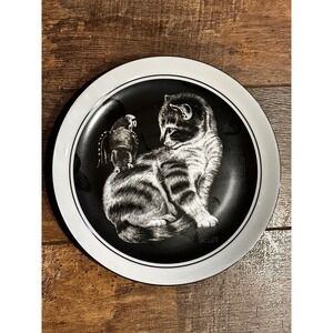 Royal Cornwall Kitten's World"Talk to MeCollector Plate byRudy Drouguett Limited